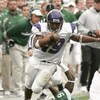 EAST LANSING, MI - OCTOBER 22:  Running back Tyrell Sutton #19 of the Northwestern Wildcats carries the ball against the Michigan State Spartans at Spartan Stadium on October 22, 2005 in East Lansing, Michigan. The Wildcats defeated the Spartans 49-14.  (