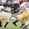 WEST LAFAYETTE, IN - SEPTEMBER 23:  Jaycen Taylor #33 of the Purdue Boilermakers rushes the ball against the Minnesota Golden Gophers during a Big Ten Conference game September 23, 2006 at Ross-Ade Stadium in West Lafayette, Indiana.  Purdue won 27-21. (P