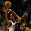 BOSTON - NOVEMBER 16:  Dwyane Wade #3 of the Miami Heat fouls Ray Allen #20 of the Boston Celtics on November 16, 2007 at the TD Banknorth Garden in Boston, Massachusetts. NOTE TO USER: User expressly acknowledges and agrees that, by downloading and or us