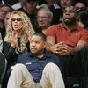 LOS ANGELES -APRIL 29:  Actress Dyan Cannon (L) and former Laker player Magic Johnson attend Game 4 of the Los Angles Lakers-Phoenix Suns NBA playoff game on Aprinl 29, 2007 at Staples Center in Los Angeles, California. (Photo by Vince Bucci/Getty Images)