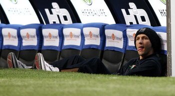 MILAN, ITALY - FEBRUARY 15: FC Inter Defender Marco Materazzi is seen during FC Inter Milan v AC Milan - Serie A match on February 15, 2009 in Milan, Italy.  (Photo by Vittorio Zunino Celotto/Getty Images)