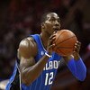 CLEVELAND - MAY 22:  Dwight Howard #12 of the Orlando Magic prepares to shoot a free throw against the Cleveland Cavaliers in Game Two of the Eastern Conference Finals during the 2009 Playoffs at Quicken Loans Arena on May 22, 2009 in Cleveland, Ohio. NOT