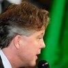 CONCORD, NC - MAY 15:  NASCAR CEO Brian France speaks with the media following practice for the NASCAR Sprint All-Star Race on May 15, 2009 at Lowe's Motor Speedway in Concord, North Carolina.  (Photo by Rusty Jarrett/Getty Images for NASCAR)