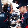 ISTANBUL, TURKEY - JUNE 07:  Sebastien Bourdais (R) of France and Scuderia Toro Rosso talks with his Chief Engineer Laurent Mekies before the Turkish Formula One Grand Prix at Istanbul Park on June 7, 2009, in Istanbul, Turkey.  (Photo by Peter Fox/Getty 