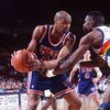 2 Feb 1994: NEW JERSEY NETS FORWARD DERRICK COLEMAN IN ACTION DURING THE NETS GAME AT THE DENVER NUGGETS.