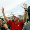 CHESTNUT HILL - SEPTEMBER 8:  Coach Tom O'Brien of the North Carolina Wolfpack leaves the field after a game with the Boston College Eagles at Alumni Stadium September 8, 2007 in Chestnut Hill, Massachusetts. (Photo by Jim Rogash/Getty Images)