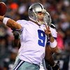 PHILADELPHIA - DECEMBER 28:  Tony Romo #9 of the Dallas Cowboys throws a pass against the Philadelphia Eagles on December 28, 2008 at Lincoln Financial Field in Philadelphia, Pennsylvania.  (Photo by Jim McIsaac/Getty Images)