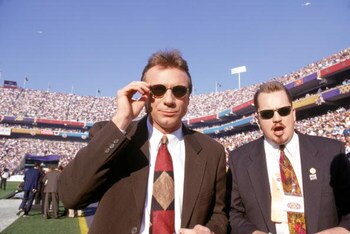 TEMPE, AZ - JANUARY 28:  NFL legend quarterback Joe Montana who won four super bowls with the San Francisco 49ers poses for a photo on the field after participating in the coin toss prior to Super Bowl XXX between the Dallas Cowboys and the Pittsburgh Ste