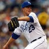 KANSAS CITY, MO - JUNE 17:  Starting pitcher Zack Greinke #23 of the Kansas City Royals pitches during the game against the Arizona Diamondbacks on June 17, 2009 at Kauffman Stadium in Kansas City, Missouri.  (Photo by Jamie Squire/Getty Images)