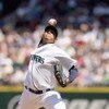 SEATTLE  - MAY 24:  Felix Hernandez #34 of the Seattle Mariners delivers the pitch during the game against the San Francisco Giants on May 24, 2009 at Safeco Field in Seattle, Washington. (Photo by Otto Greule Jr/Getty Images)  