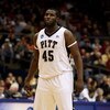 DAYTON, OH - MARCH 22:  DeJuan Blair #45 of the Pittsburgh Panthers looks on against the Oklahoma State Cowboys during the second round of the NCAA Division I Men's Basketball Tournament at the University of Dayton Arena on March 22, 2009 in Dayton, Ohio.