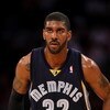 LOS ANGELES - APRIL 12:  O.J. Mayo #32 of the Memphis Grizzlies sets on the court aganst the Los Angeles Lakers on April 12, 2009 at Staples Center in Los Angeles, California.   NOTE TO USER: User expressly acknowledges and agrees that, by downloading and