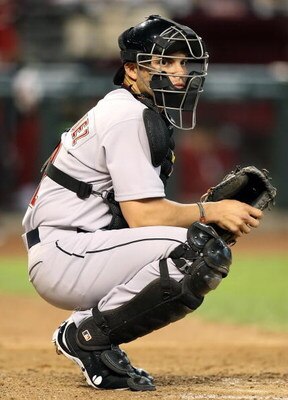 PHOENIX - JUNE 14:  Catcher Ivan Rodriguez #12 of the Houston Astros in action during the major league baseball game against the Arizona Diamondbacks at Chase Field on June 14, 2009 in Phoenix, Arizona. The Astros defeated the Diamondbacks 8-3.  (Photo by