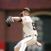 SAN FRANCISCO - JUNE 17:  Tim Lincecum #55 of the San Francisco Giants pitches against the Los Angeles Angels of Anaheim at AT&T Park on June 17, 2009 in San Francisco, California.  (Photo by Ezra Shaw/Getty Images)