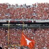 DALLAS - OCTOBER 11:  The scoreboard after the Texas Longhorns defeated the Oklahoma Sooners 45-35 at the Cotton Bowl on October 11, 2008 in Dallas, Texas.  (Photo by Ronald Martinez/Getty Images)