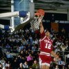 Jan 1991:  Guard Mark Macon of the Temple Owls sinks the ball during a game against the George Washington Colonials. Mandatory Credit: Doug Pensinger  /Allsport