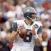 ORCHARD PARK, NY - SEPTEMBER 7:  Quarterback Matt Hasselbeck #8 of the Seattle Seahawks looks to pass during the game against the Buffalo Bills at Ralph Wilson Stadium on September 7, 2008 in Orchard Park, New York. (Photo by: Rick Stewart/Getty Images)