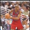 27 Nov 1995:  Forward Grant Hill of the Detroit Pistons moves the ball during a game against the Orlando Magic at the Orlando Arena in Orlando, Florida.  The Magic won the game, 96-95. Mandatory Credit: ALLSPORT USA  /Allsport Mandatory Credit: ALLSPORT U