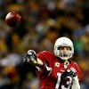TAMPA, FL - FEBRUARY 01:  Quarterback Kurt Warner #13 of the Arizona Cardinals throws a pass in the fourth quarter against the Pittsburgh Steelers during Super Bowl XLIII on February 1, 2009 at Raymond James Stadium in Tampa, Florida.  (Photo by Chris McG