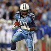 NASHVILLE, TN - OCTOBER 27:  Chris Johnson #28 of the Tennessee Titans runs with the ball during the NFL game against the Indianapolis Colts at LP Field on October 27, 2008 in Nashville, Tennessee.  (Photo by Andy Lyons/Getty Images)