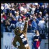 16 Oct 1993: Mascot of the Penn State Nittany Lions stands on the field during a game against the Michigan Wolverines at Beaver Stadium in University Park, Pennsylvania. Michigan won the game 21-13.