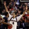 PORTLAND, OR - MARCH 19:  Austin Daye #5 of the Gonzaga Bulldogs plays defense against the Akron Zips in the second half during the first round of the NCAA Division I Men's Basketball Tournament at the Rose Garden on March 19, 2009 in Portland, Oregon. Th