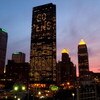 PITTSBURGH - JUNE 04:  The Pittsburgh skyline during game six of the 2008 NHL Stanley Cup Finals between the Detroit Red Wings and the Pittsburgh Penguins at Mellon Arena on June 4, 2008 in Pittsburgh. Pennsylvania. The Red Wings defeated the Penguins 3-2