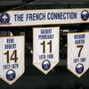 BUFFALO, NY - FEBRUARY 13:  A view of the banners of Rene Robert #14, Gilbert Perreault #11 and Richard Martin that hang in the rafters during the NHL game of the Buffalo Sabres against the Toronto Maple Leafs on February 13, 2008 at HSBC Arena in Buffalo