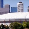 MINNEAPOLIS, MN -1992:  General view of the Hubert H. Humphrey Metrodome in Minneapolis Minnesota. (Photo by Jonathan Daniel/Getty Images)
