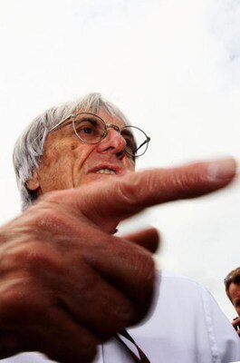 NORTHAMPTON, UNITED KINGDOM - JUNE 21:  F1 supremo Bernie Ecclestone is seen in the paddock before the British Formula One Grand Prix at Silverstone on June 21, 2009 in Northampton, England.  (Photo by Paul Gilham/Getty Images)