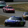 SONOMA, CA - JUNE 21: Jimmie Johnson, driver of the #48 Lowe's Chevrolet, leads the field during the NASCAR Sprint Cup Series Toyota/Save Mart 350 at the Infineon Raceway on June 21, 2009 in Sonoma, California.  (Photo by Todd Warshaw/Getty Images)