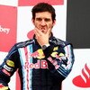 NORTHAMPTON, UNITED KINGDOM - JUNE 21:  Mark Webber of Australia and Red Bull Racing is seen on the podium after finishing second during the British Formula One Grand Prix at Silverstone on June 21, 2009 in Northampton, England.  (Photo by Clive Mason/Get