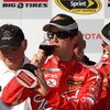 SONOMA, CA - JUNE 21: Kasey Kahne, driver of the #9 Budweiser Dodge, celebrates in victory lane after winning the NASCAR Sprint Cup Series Toyota/Save Mart 350 at the Infineon Raceway on June 21, 2009 in Sonoma, California.  (Photo by Ezra Shaw/Getty Imag