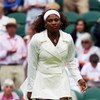 WIMBLEDON, ENGLAND - JUNE 22:  Serena Williams of USA prepares prior to the women's singles first round match against Neuza Silva of Portugal on Day One of the Wimbledon Lawn Tennis Championships at the All England Lawn Tennis and Croquet Club on June 22,