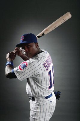 MESA, AZ - FEBRUARY 23:  Alfonso Soriano of the Chicago Cubs poses during photo day at the Fitch Park Spring Training complex on February 23, 2009 in Mesa, Arizona. (Photo by Donald Miralle/Getty Images)