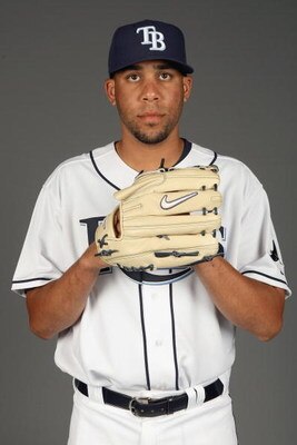 PORT CHARLOTTE, FLORIDA - FEBRUARY 20: David Price #14 of the Tampa Bay Rays poses during Photo Day on February 20, 2009 at the Charlotte County Sports Park in Port Charlotte, Florida. (Photo by: Nick Laham/Getty Images)