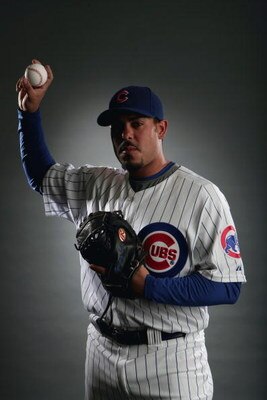 MESA, AZ - FEBRUARY 23:  Geovany Soto of the Chicago Cubs poses during photo day at the Fitch Park Spring Training complex on February 23, 2009 in Mesa, Arizona. (Photo by Donald Miralle/Getty Images)