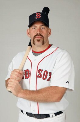 FORT MYERS,FLORIDA - FEBRUARY 22: Kevin Youkilis #20 of the Boston Red Sox poses during photo day at the Red Sox spring training complex on February 22, 2009 in Fort Myers, Florida. (Photo by: Nick Laham/Getty Images)  