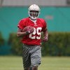 SANTA CLARA, CA - MAY 01:  Glen Coffee #29 of the San Francisco 49ers runs with the ball during the 49ers Minicamp at their training facilities on May 1, 2009 in Santa Clara, California.  (Photo by Jed Jacobsohn/Getty Images)