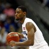 KANSAS CITY, MO - MARCH 21:  Tyreke Evans #12 of the Memphis Tigers dribbles the ball during their second round game against the Maryland Terrapins in the NCAA Division I Men's Basketball Tournament at the Sprint Center on March 21, 2009 in Kansas City, M