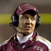 TALLAHASSEE, FL - OCTOBER 27: Offensive coordinator Jimbo Fisher of the Florida State Seminoles directs play against the Duke Blue Devils at Doak Campbell Stadium on October 27, 2007 in Tallahassee, Florida.  FSU won 25-6. (Photo by Al Messerschmidt/Getty