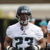 JACKSONVILLE, FL - MAY 1:  Running back Rashad Jennings #23 of the Jacksonville Jaguars runs upfield during a team mini-camp on May 1, 2009 on the practice fields at Jacksonville Municipal Stadium in Jacksonville, Florida.  (Photo by Al Messerschmidt/Gett