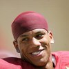 LOS ANGELES, CA - APRIL 25: Safety Taylor Mays #2 of the USC Trojans smiles on the sidelines during the spring game on April 25, 2009 at the Los Angeles Memorial Coliseum in Los Angeles, California.  The cardinal team won 16-10.  (Photo by Jeff Golden/Get