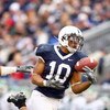 UNIVERSITY PARK, PA - NOVEMBER 18: Andrew Quarless #10  of Penn State bobbles the ball during the game against Michigan State at Beaver Stadium on November 18, 2006 in University Park, Pennsylvania. (Photo by Al Bello/Getty Images)