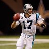 NEW ORLEANS - DECEMBER 28:  Quarterback Jake Delhomme #17 of the Carolina Panthers drops back to pass during the game against the New Orleans Saints on December 28, 2008 at the Superdome in New Orleans, Louisiana.  (Photo by Chris Graythen/Getty Images)