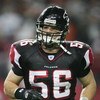 ATLANTA - NOVEMBER 28:  Linebacker Keith Brooking #56 of the Atlanta Falcons is seen on the field during the game against the New Orleans Saints at the Georgia Dome on November 28, 2004 in Atlanta, Georgia. The Falcons won 24-21.  (Photo by Scott Halleran