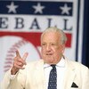 COOPERSTOWN, NY - JULY 31: Hall of Famer Ralph Kiner attends the Baseball Hall of Fame Induction ceremony on July 31, 2005 at the Clark Sports Complex in Cooperstown, New York.  (Photo by Ezra Shaw/Getty Images)