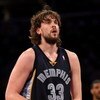 LOS ANGELES, CA - APRIL 12:  Marc Gasol #33 of the Memphis Grizzlies shoots a foul shot against the Los Angeles Lakers on April 12, 2009 at Staples Center in Los Angeles, California.   NOTE TO USER: User expressly acknowledges and agrees that, by download