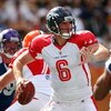 HONOLULU, HI - FEBRUARY 08: Quarterback Jay Cutler #6 of the AFC All-Stars Denver Broncos throws a pass against the NFC All-Stars in the 2009 NFL Pro Bowl at Aloha Stadium on February 8, 2009 in Honolulu, Hawaii. The NFC defeated the AFC 30-21. (Photo by 