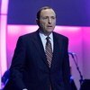 LAS VEGAS - JUNE 18:  NHL Commissioner Gary Bettman presents the Lifetime Achievement Award during the 2009 NHL Awards at The Pearl concert theater at the Palms Casino Resort on June 18, 2009 in Las Vegas, Nevada.  (Photo by Ethan Miller/Getty Images for 